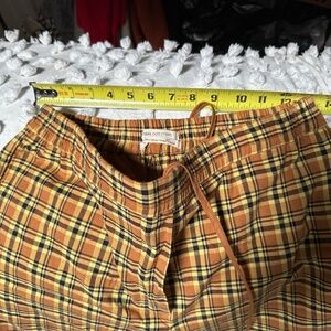 Urban outfitters plaid wide leg